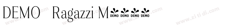 DEMO   Ragazzi M字体转换